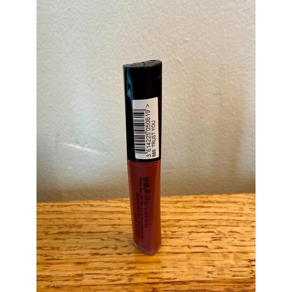 Rimmel Stay Matte Liquid Lip Colour, Trust You, 0.21 oz Purple Red Deep New